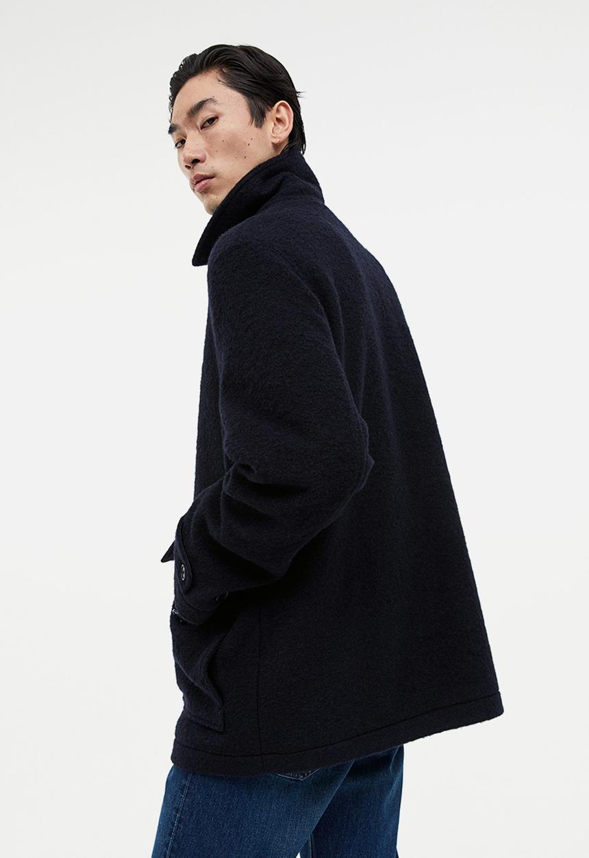 H&M - Loose fit shacket - blue