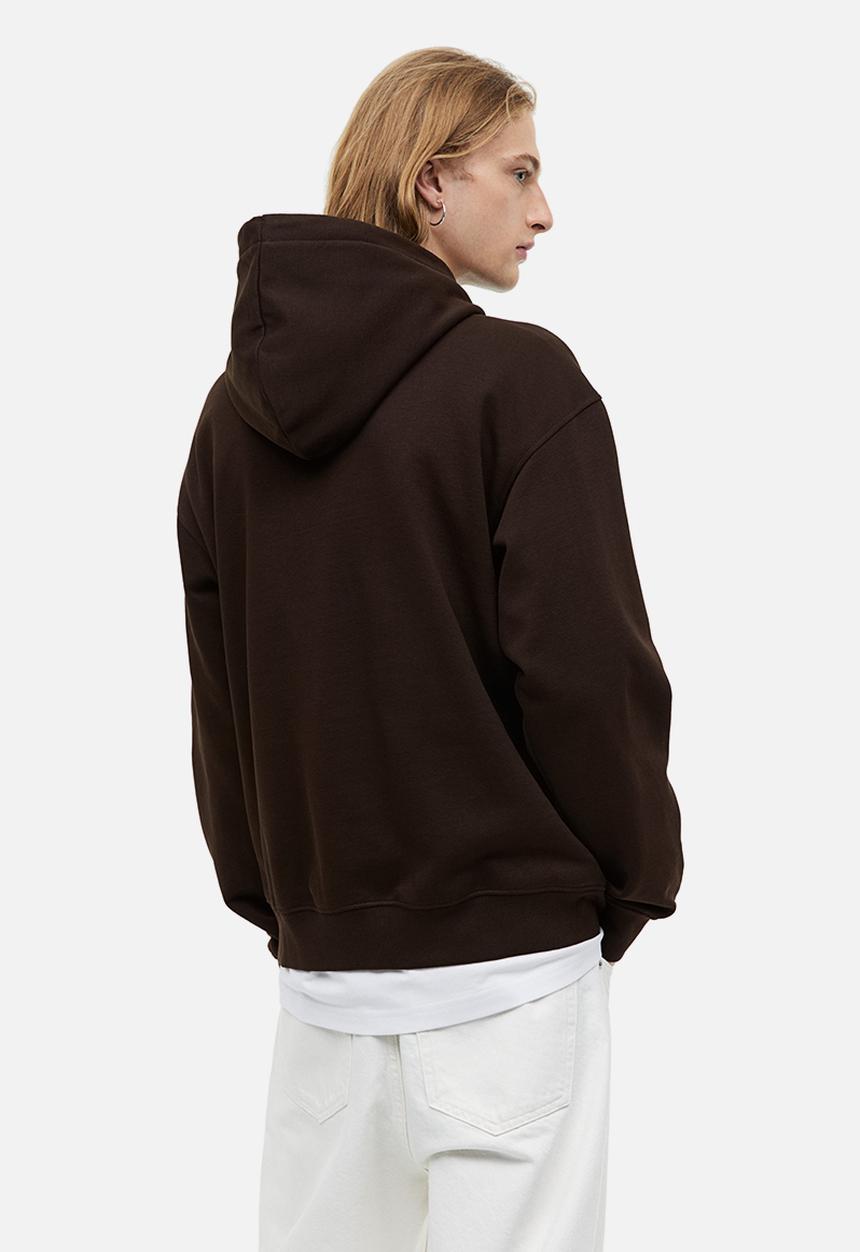H&M - Loose fit hoodie - brown