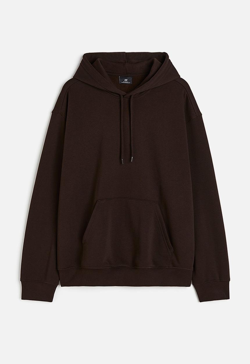 H&M - Loose fit hoodie - brown