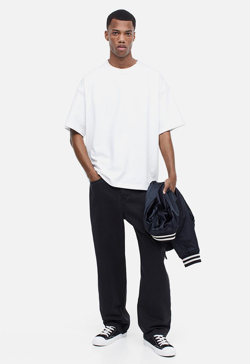 H&M - Coolmax® oversized fit t-shirt - white