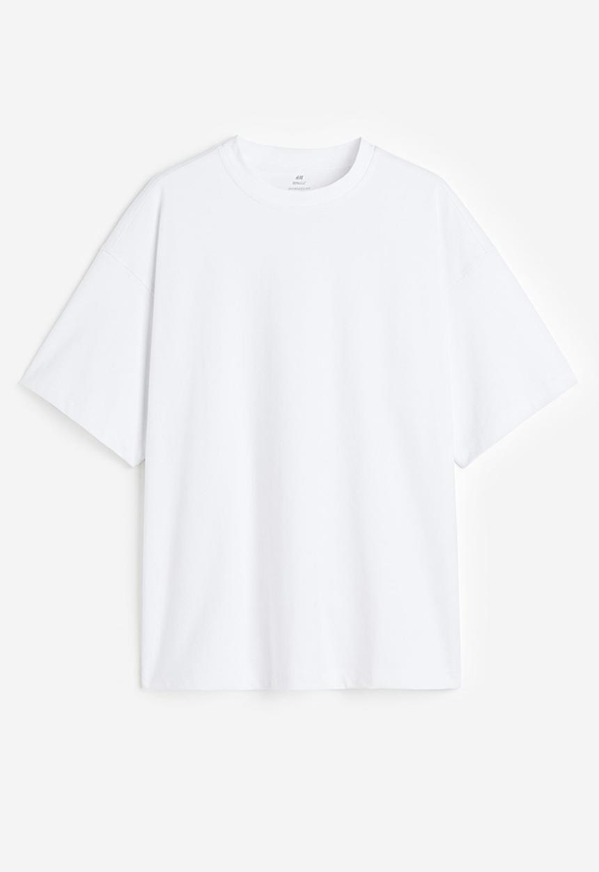 H&M - Coolmax® oversized fit t-shirt - white