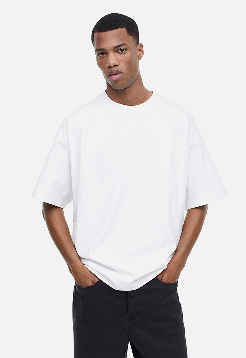 H&M - Coolmax® oversized fit t-shirt - white