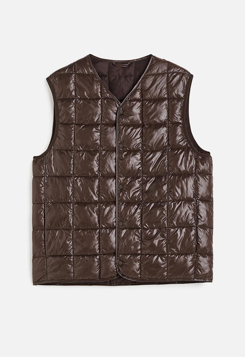 H&M - Slim fit padded gilet - brown