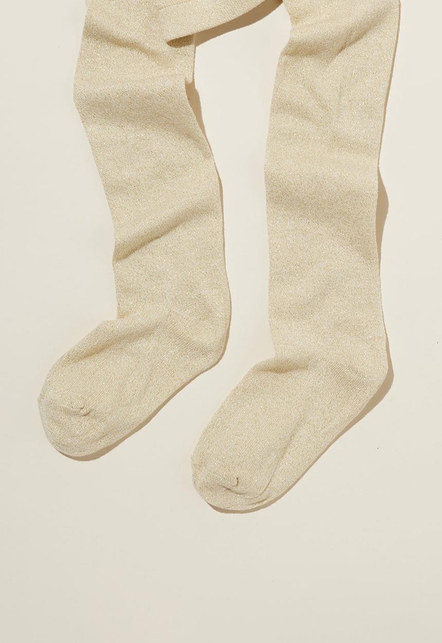 Cotton On - Solid tights - gold shimmer sparkle