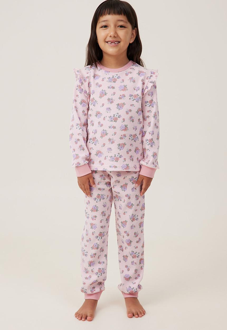 Cotton On - Fiona long sleeve pyjama set - blush/ava ditsy floral