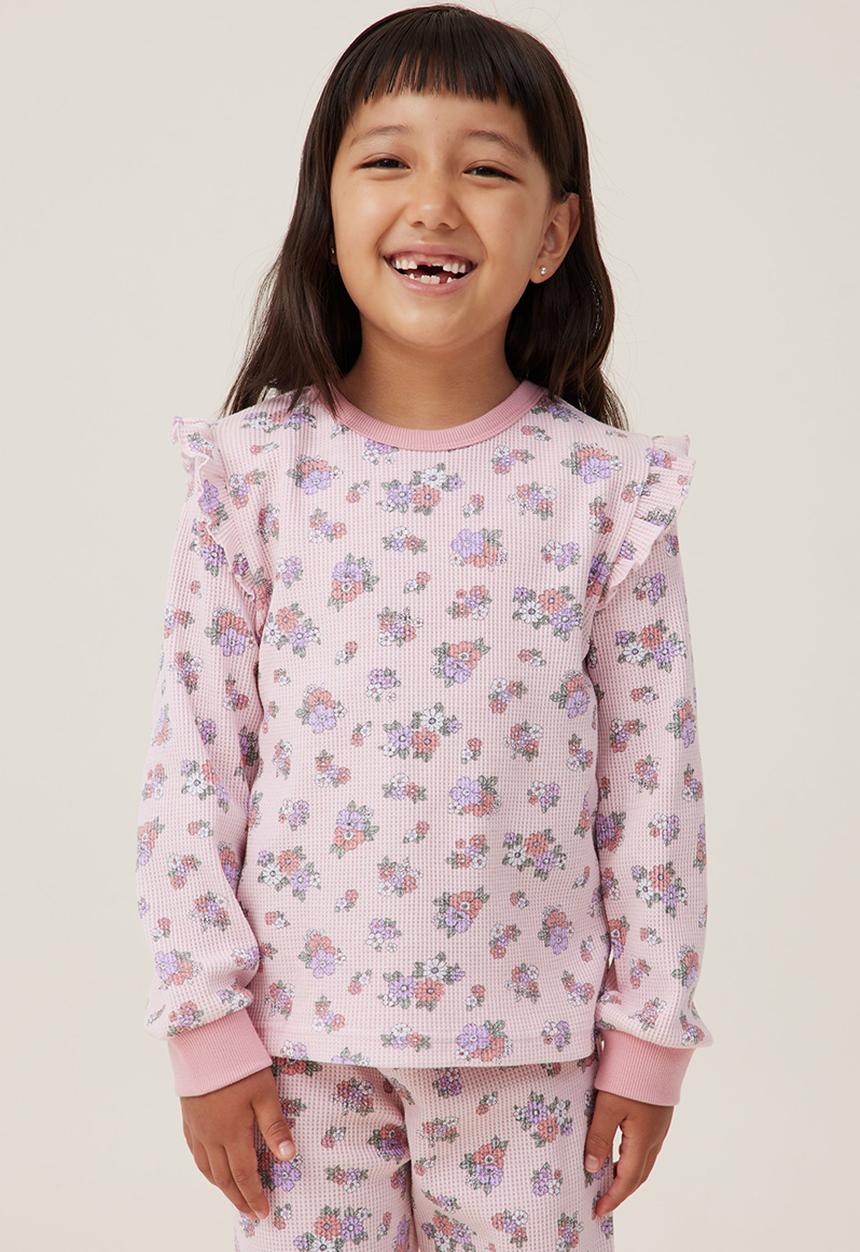 Cotton On - Fiona long sleeve pyjama set - blush/ava ditsy floral
