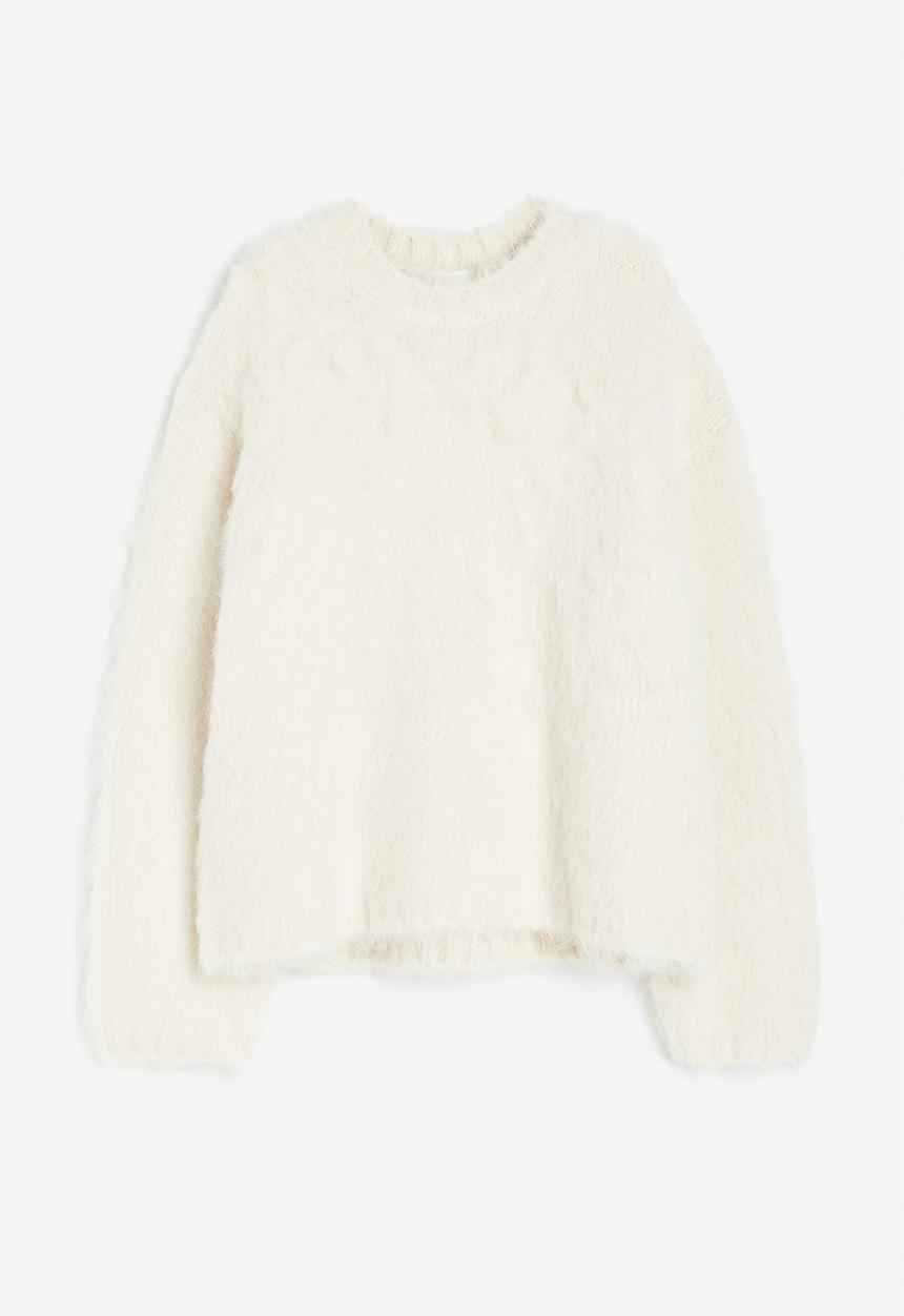 H&M - Oversized jumper - cream 