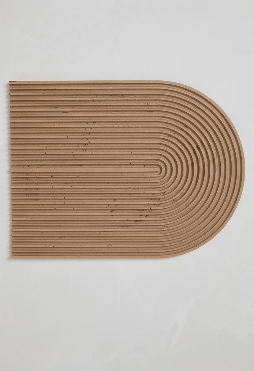 Terrazzo Home - Large Arch Serving Board - Brown