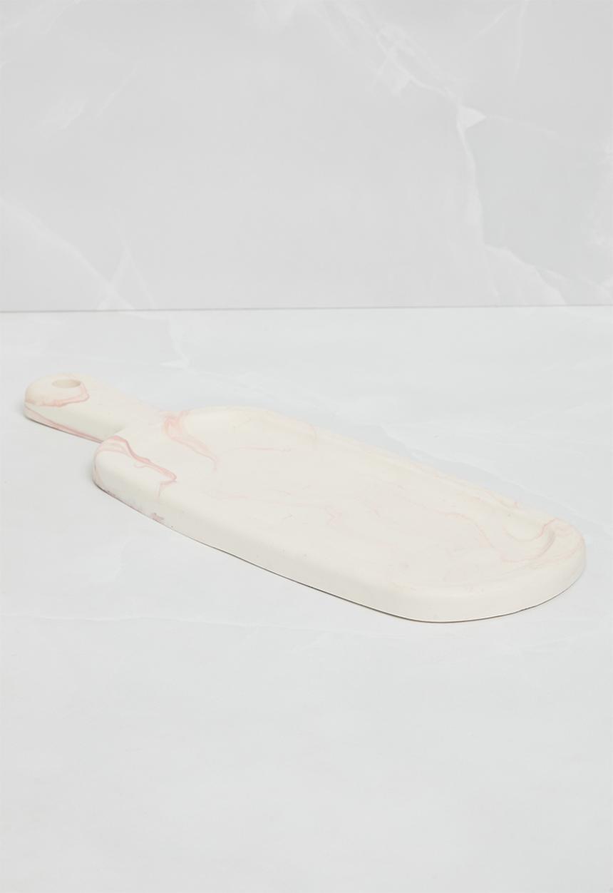 Terrazzo Home - Paddle Serving Board - Pink Marble