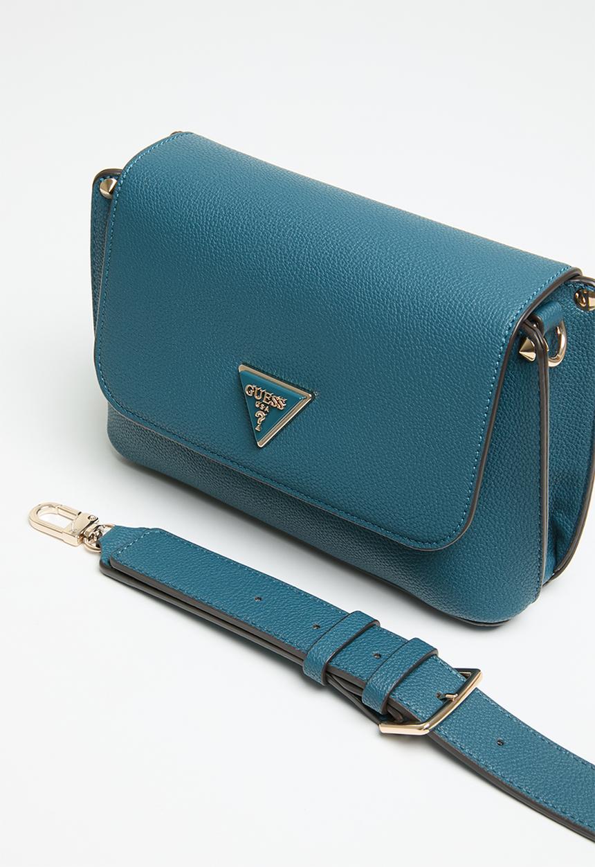GUESS - Meridian flap shoulder bag - petrol