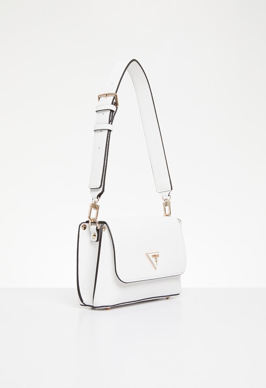 GUESS - Meridian flap shoulder bag - stone