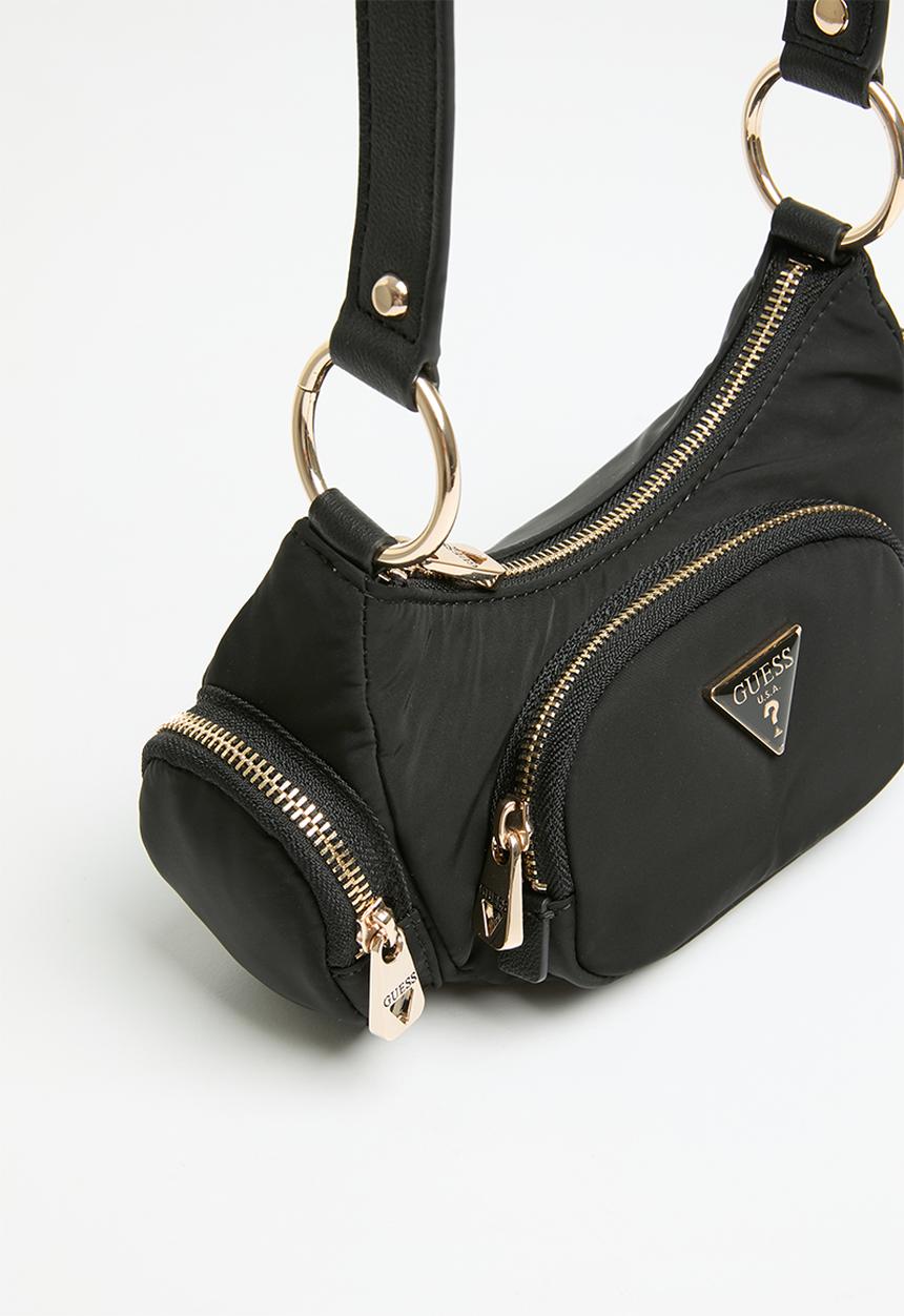 GUESS - Eco gemma mini shoulder bag - black