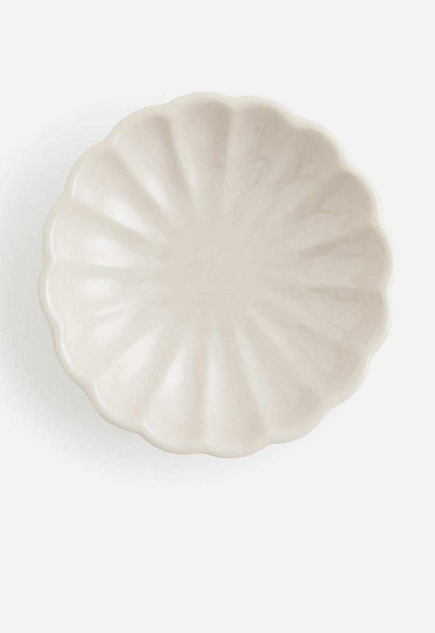 H&M - Small porcelain dish - beige