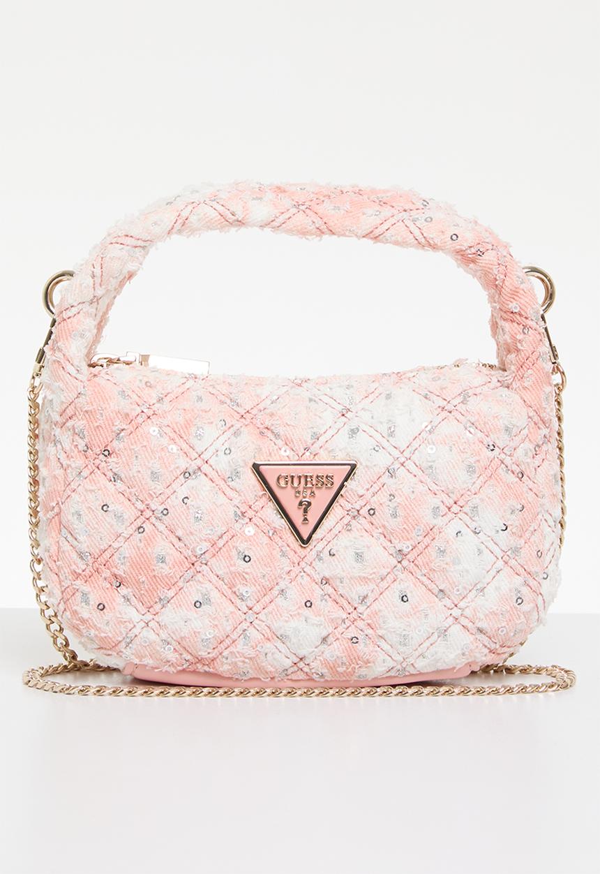 GUESS - Rianee quilt mini hobo - pink
