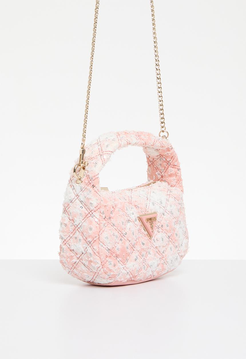 GUESS - Rianee quilt mini hobo - pink