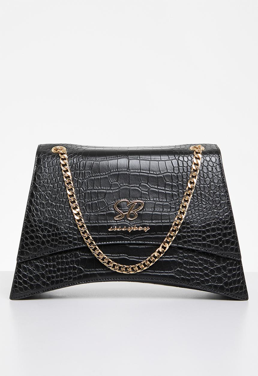 SISSY BOY -  Arc structured crossbody bag - black