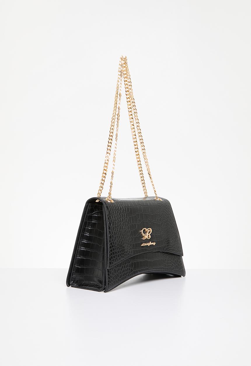 SISSY BOY -  Arc structured crossbody bag - black