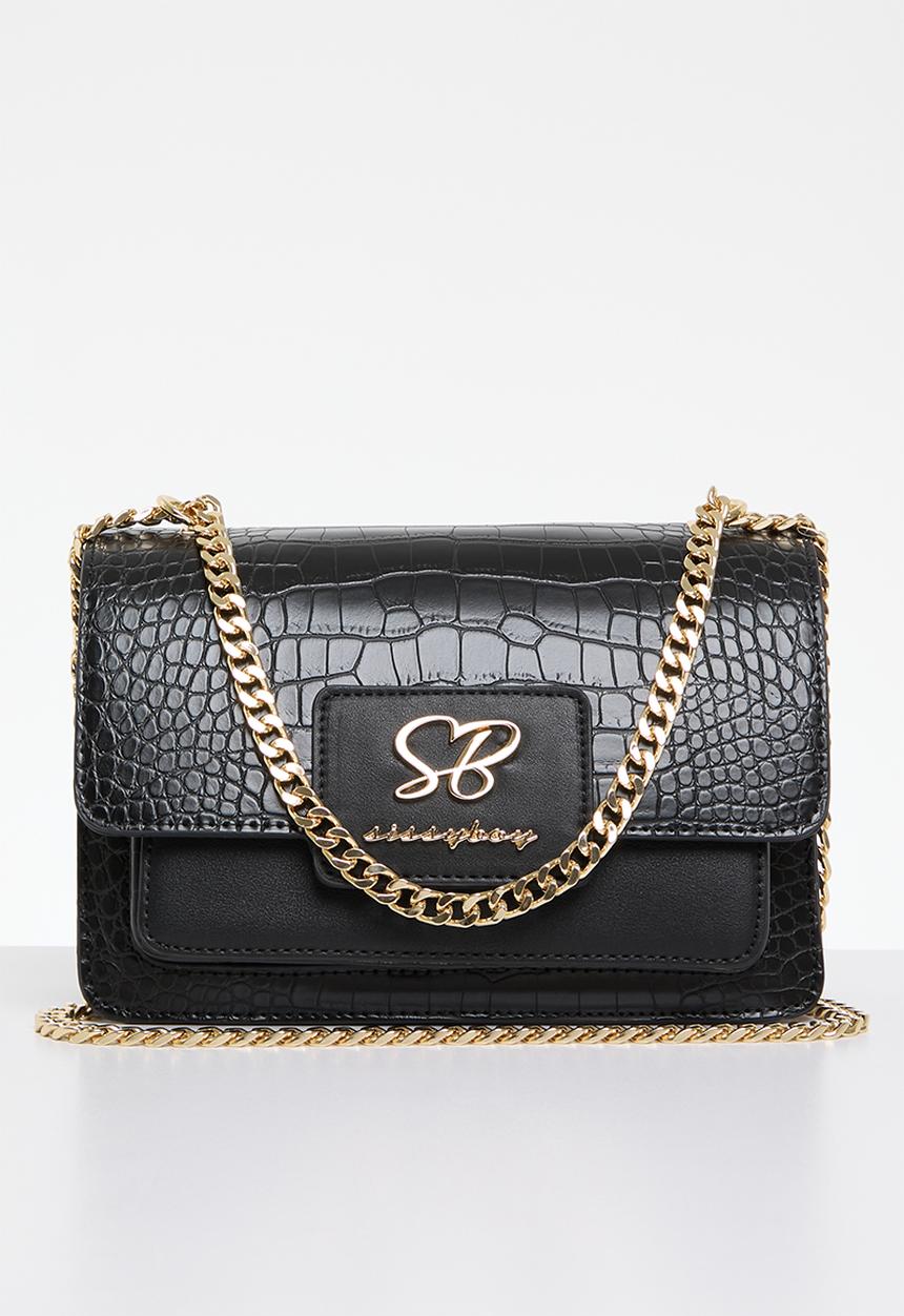 SISSY BOY - Gracie structured crossbody bag - black