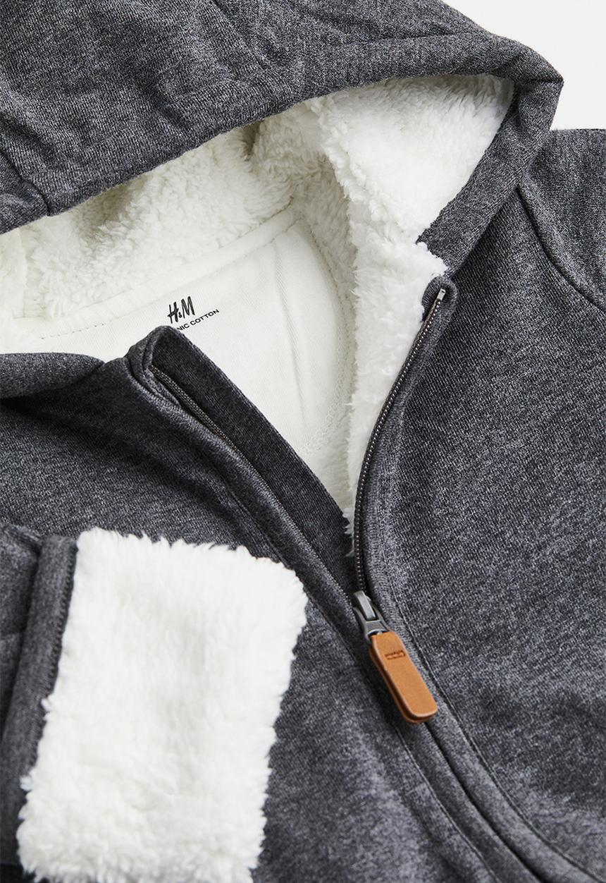 H&M - Hooded all-in-one suit - grey