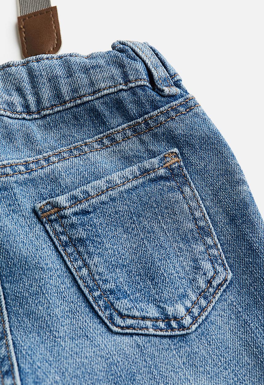 H&M - Jeans with braces - blue
