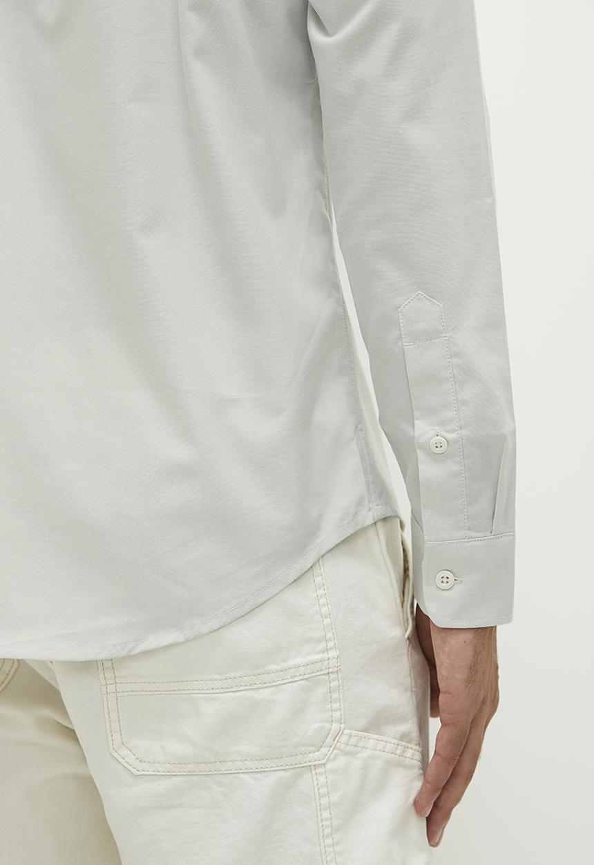 G-STAR - Marine Slim shirt l\s State oxford  - oyster blue/white oxford