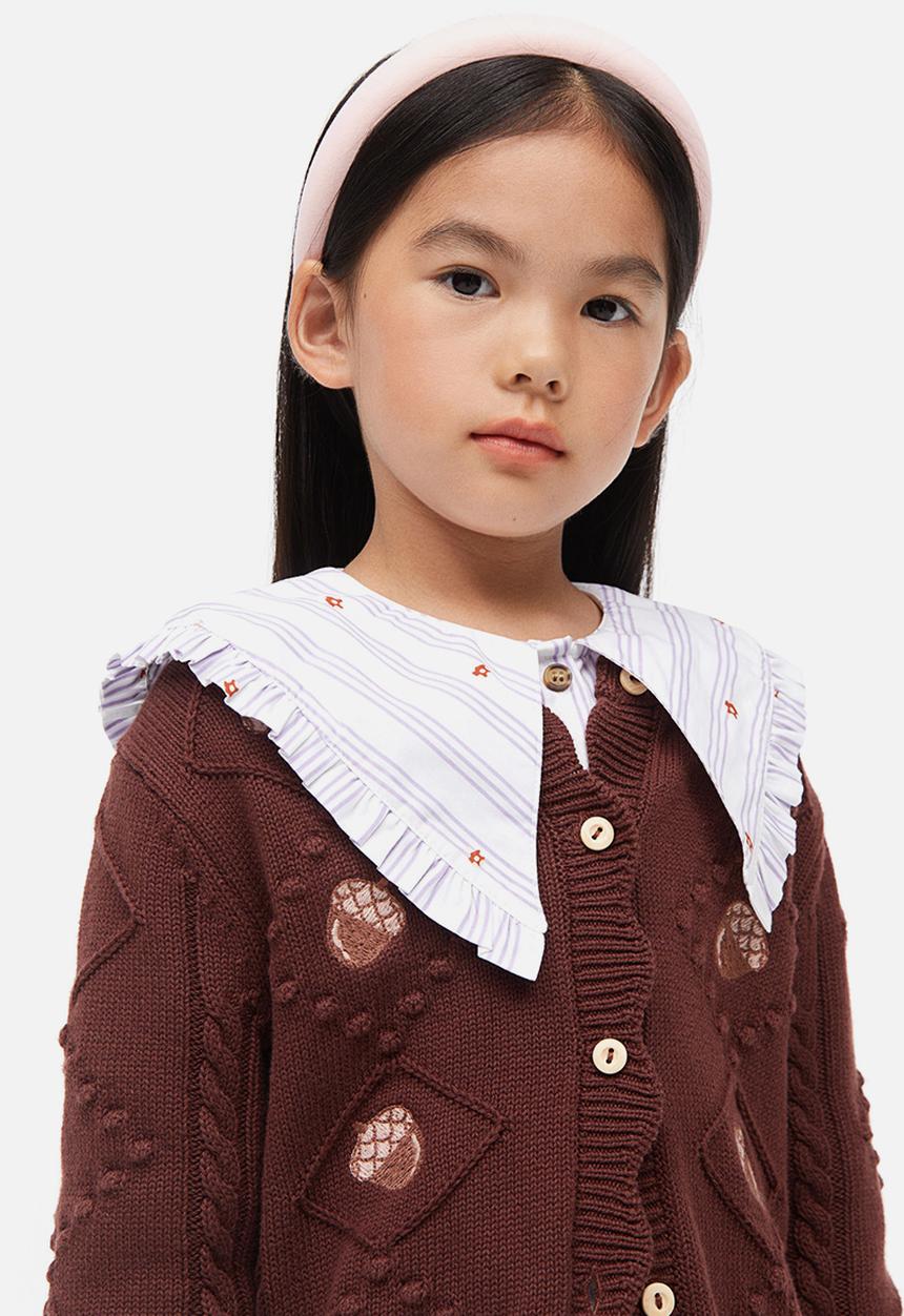 H&M - Knitted cardigan - brown,multi
