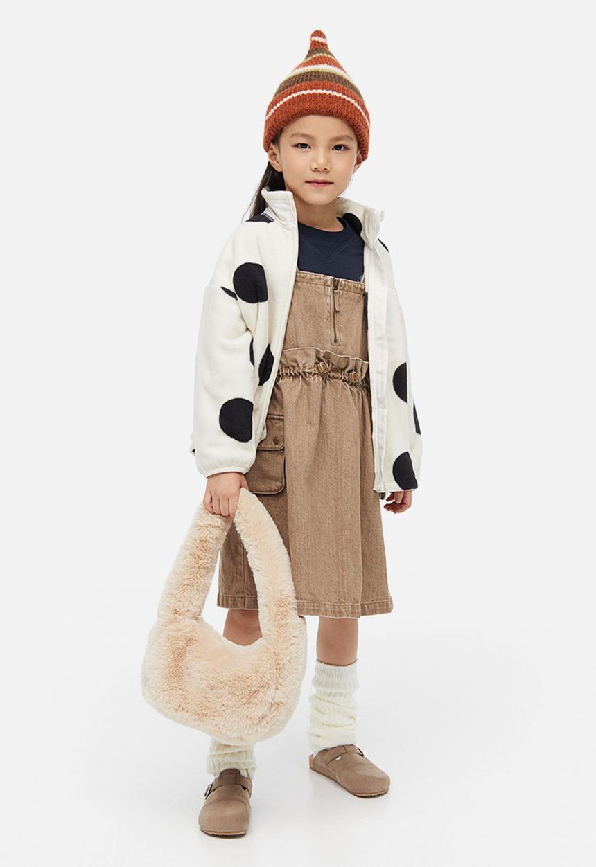 H&M - Patterned fleece jacket - white