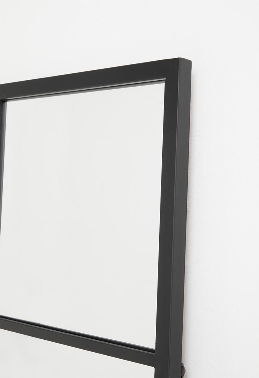 Sixth Floor - Window Pane Mirror - black