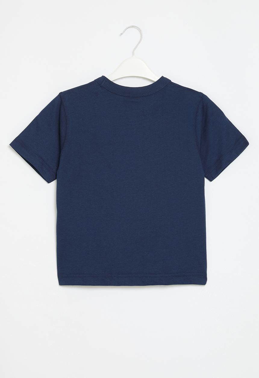 Cotton On - Jonny short sleeve print tee - in the navy/slam dunk district champs