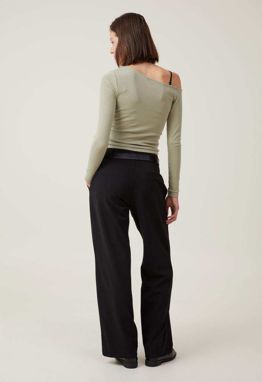 Cotton On - Luis Suiting Pant - Black