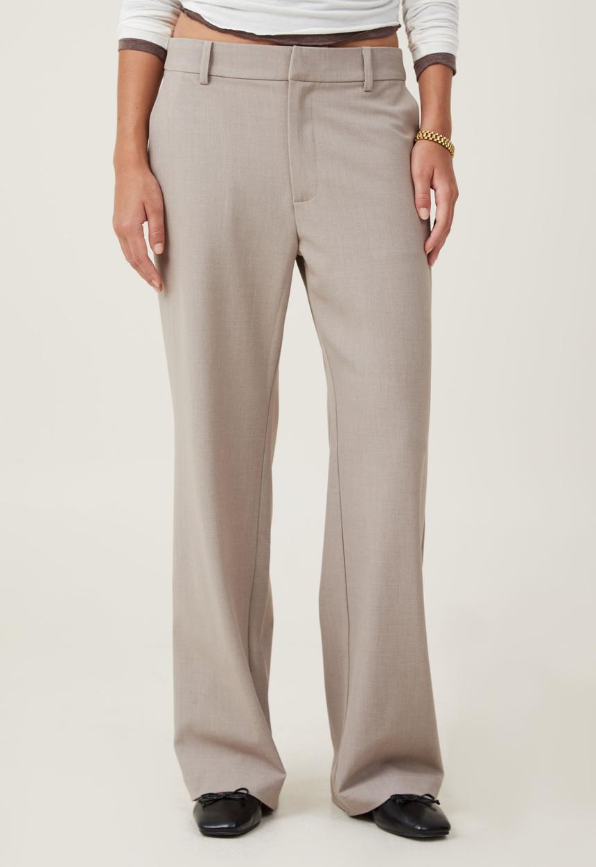 Cotton On - Luis Suiting Pant - Taupe Marle