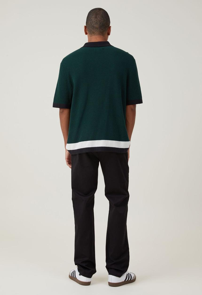 Cotton On - Regular fit straight chino - black 