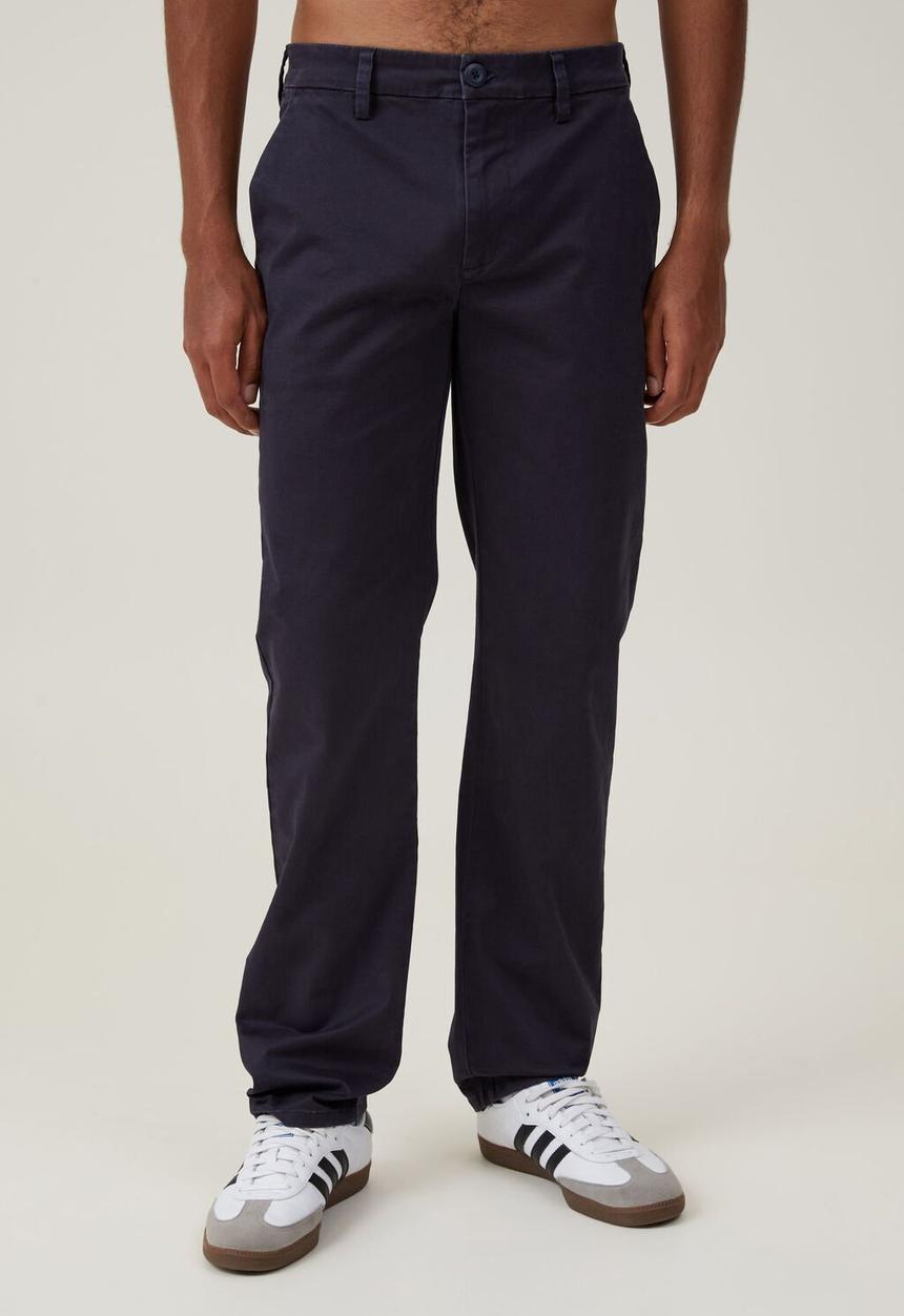 Cotton On - Regular fit straight chino - navy