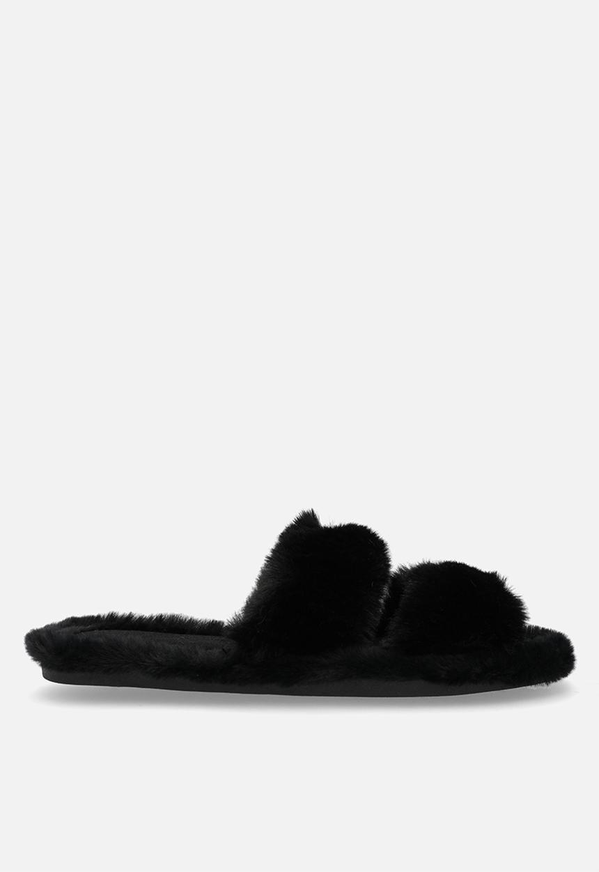 Superbalist - Makena double strap slipper - black