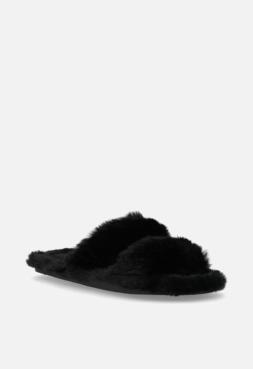 Superbalist - Makena double strap slipper - black