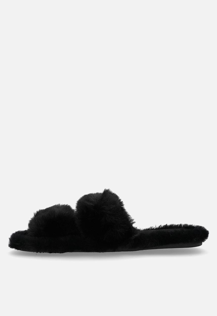 Superbalist - Makena double strap slipper - black