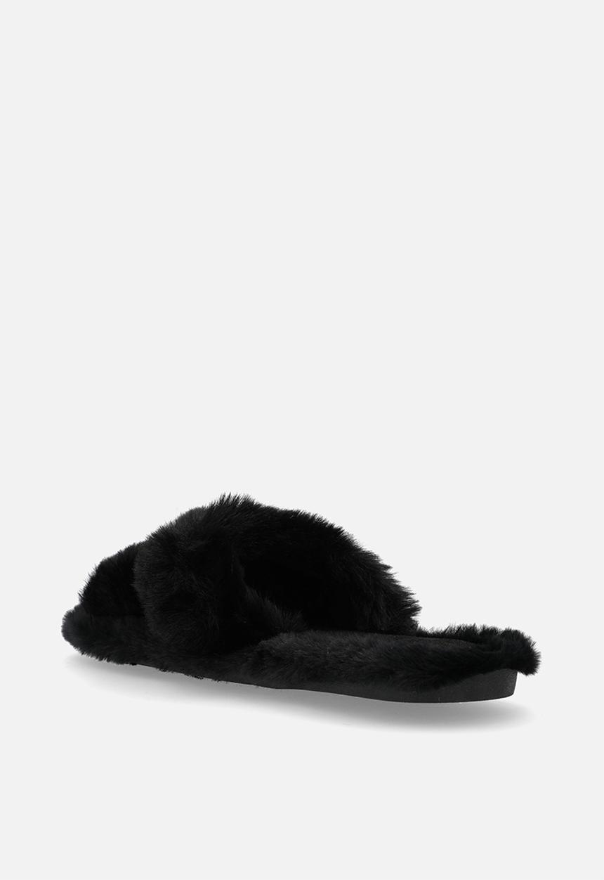 Superbalist - Makena double strap slipper - black