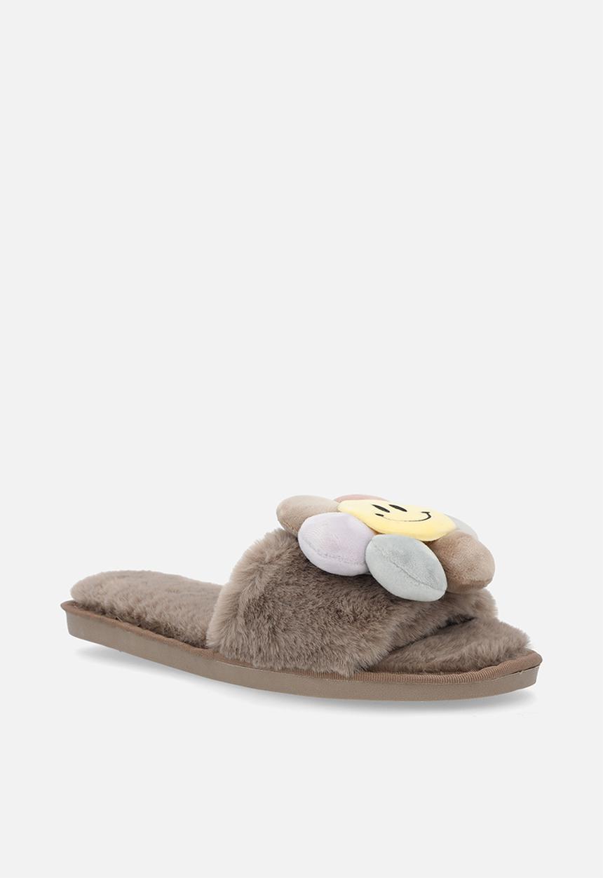 Superbalist - Flower slipper - brown