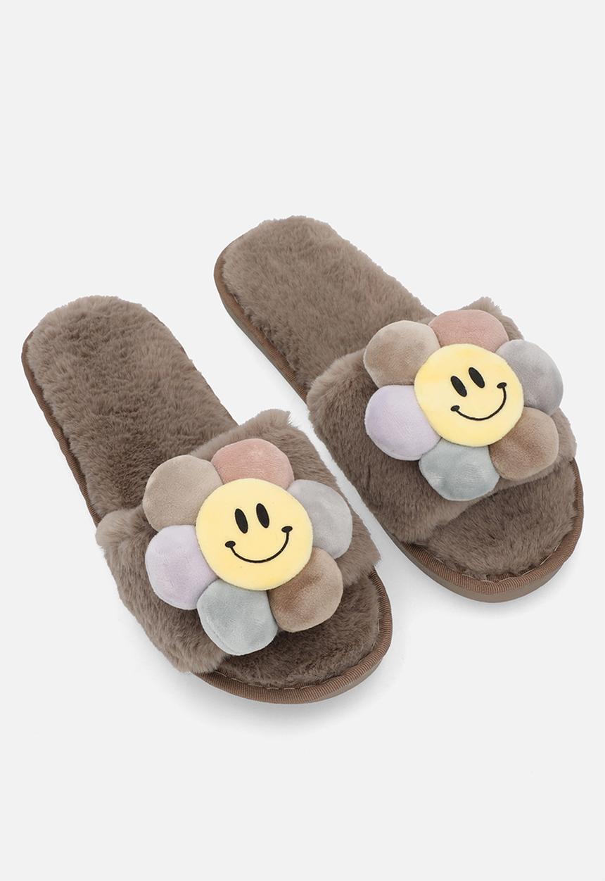Superbalist - Flower slipper - brown