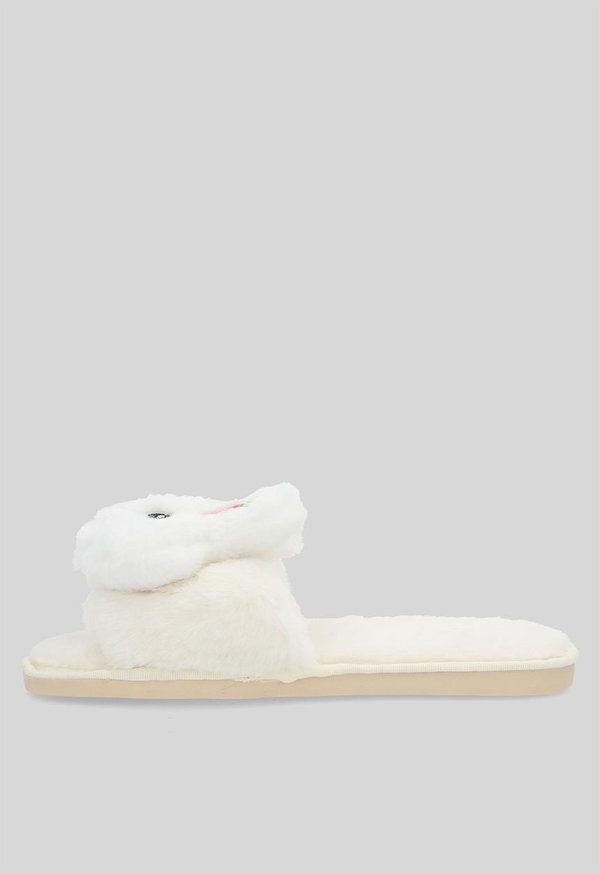 Superbalist - Rabbit slipper - white