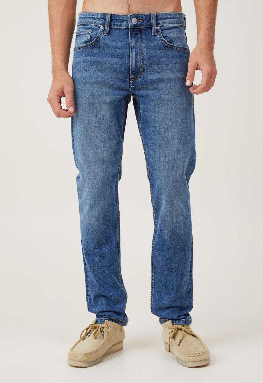 Cotton On - Slim tapered jean - monolith blue