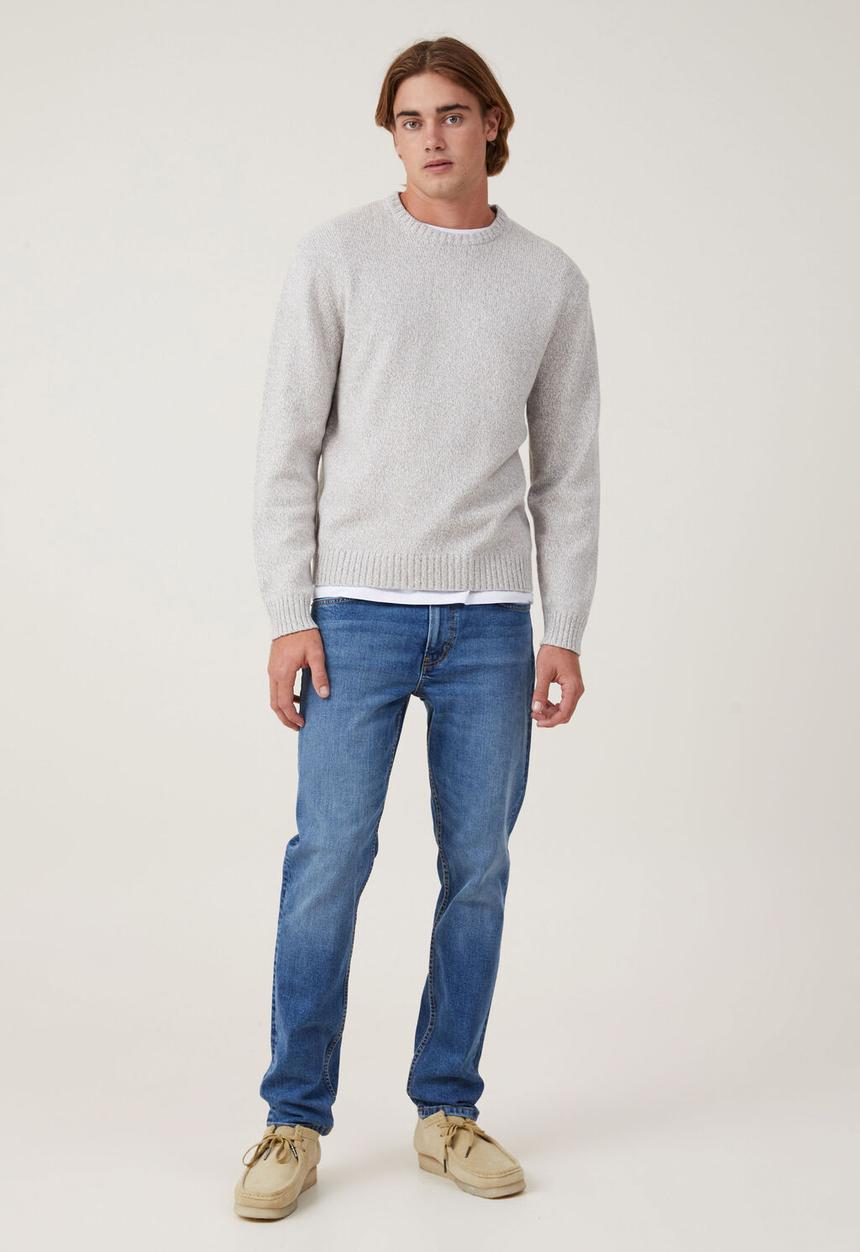 Cotton On - Slim tapered jean - monolith blue