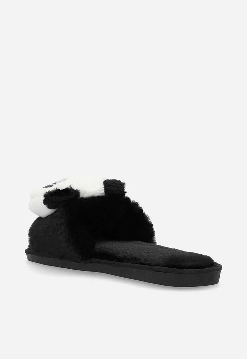 Superbalist - Panda slipper - black