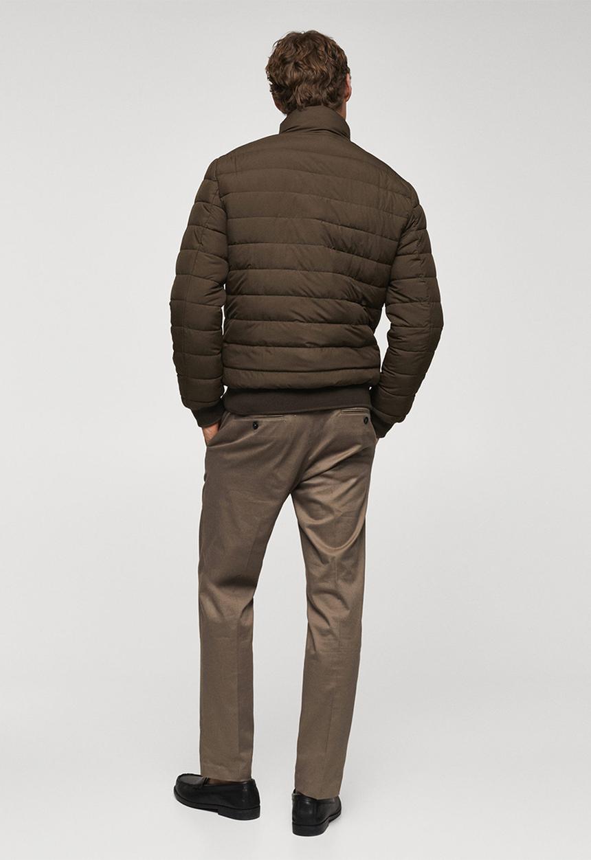 MANGO - Jacket borry - brown