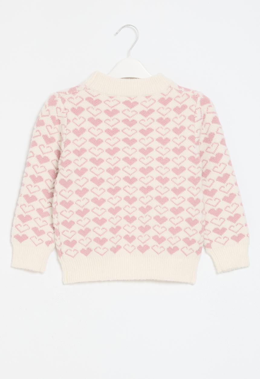 Pop Candy - Knitted jersey - purple & white