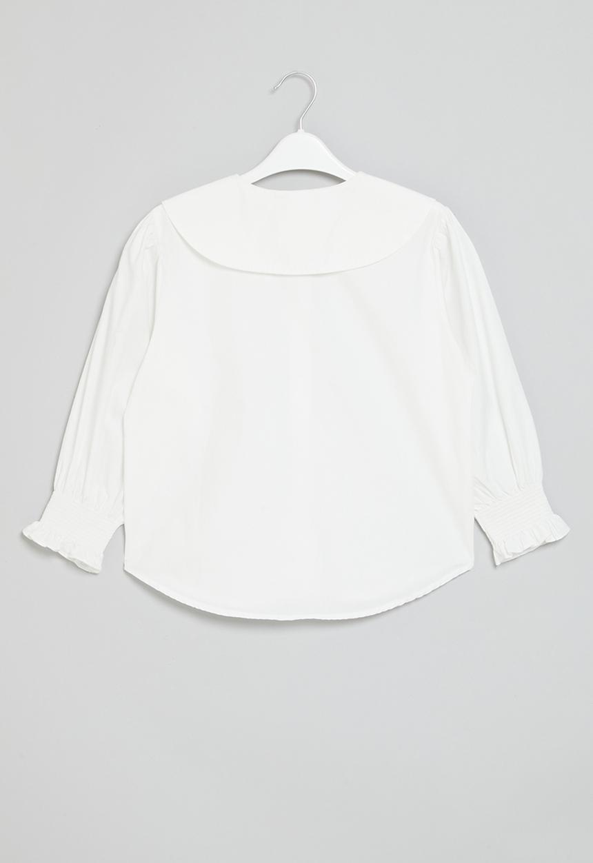 Pop Candy - Peter pan collar shirt - white