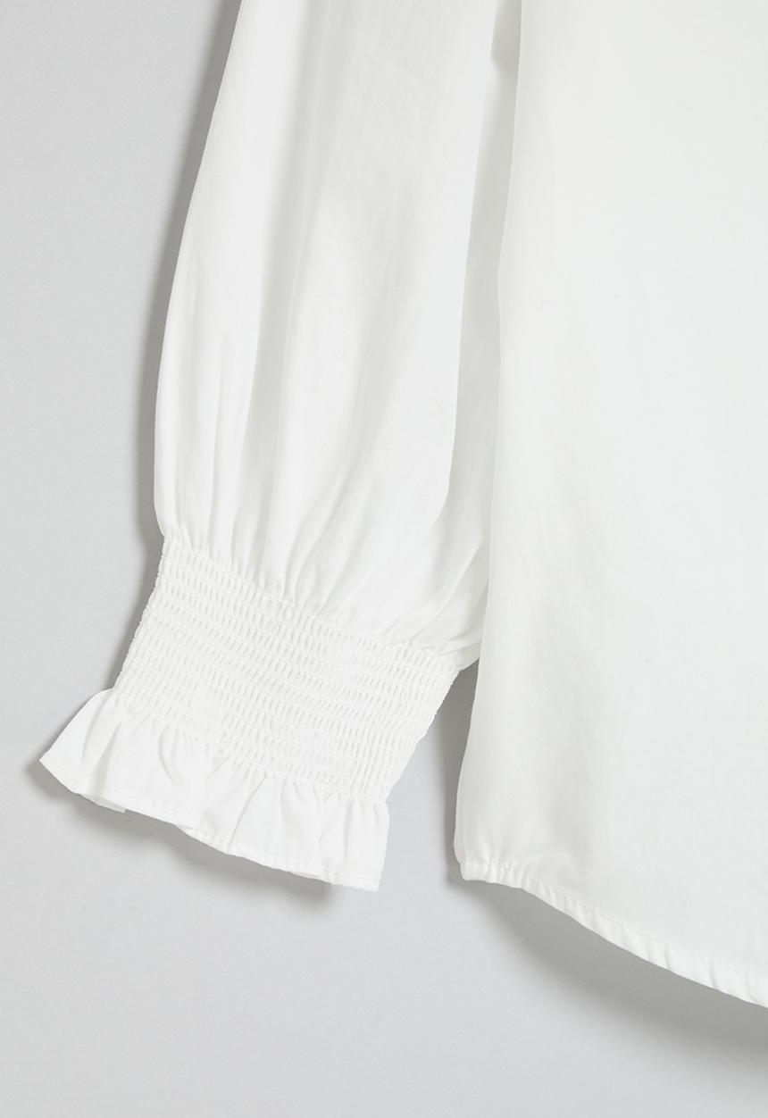 Pop Candy - Peter pan collar shirt - white