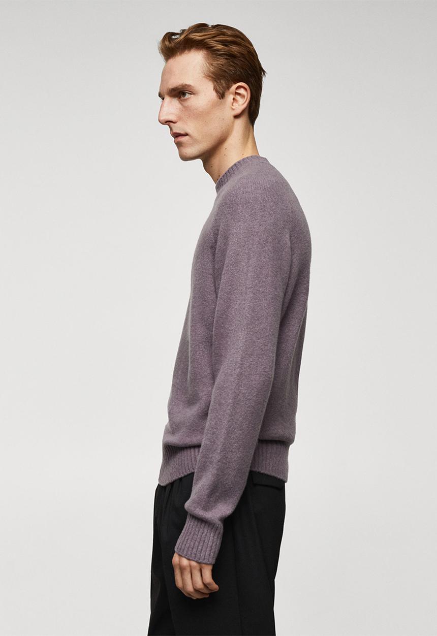 MANGO - Sweater moss - pastel purple