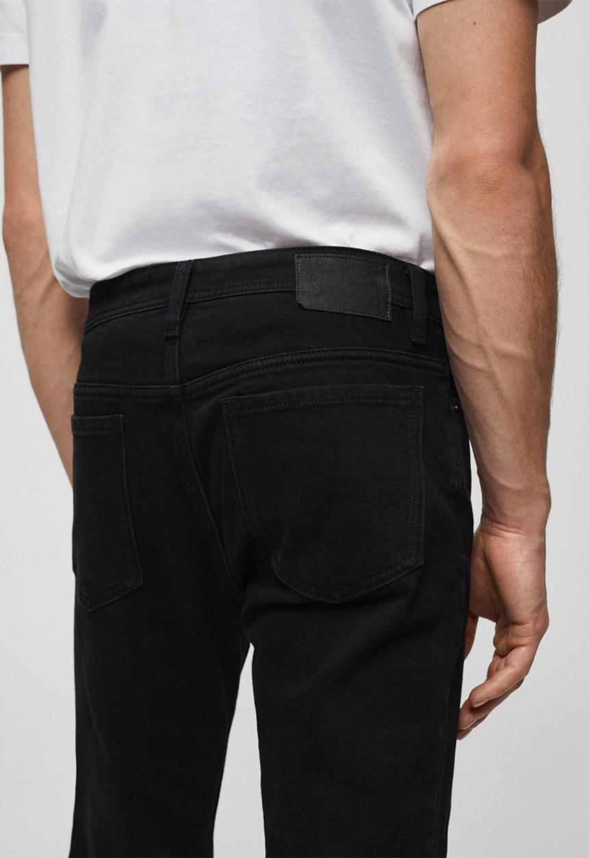 MANGO - Jeans jan - black denim