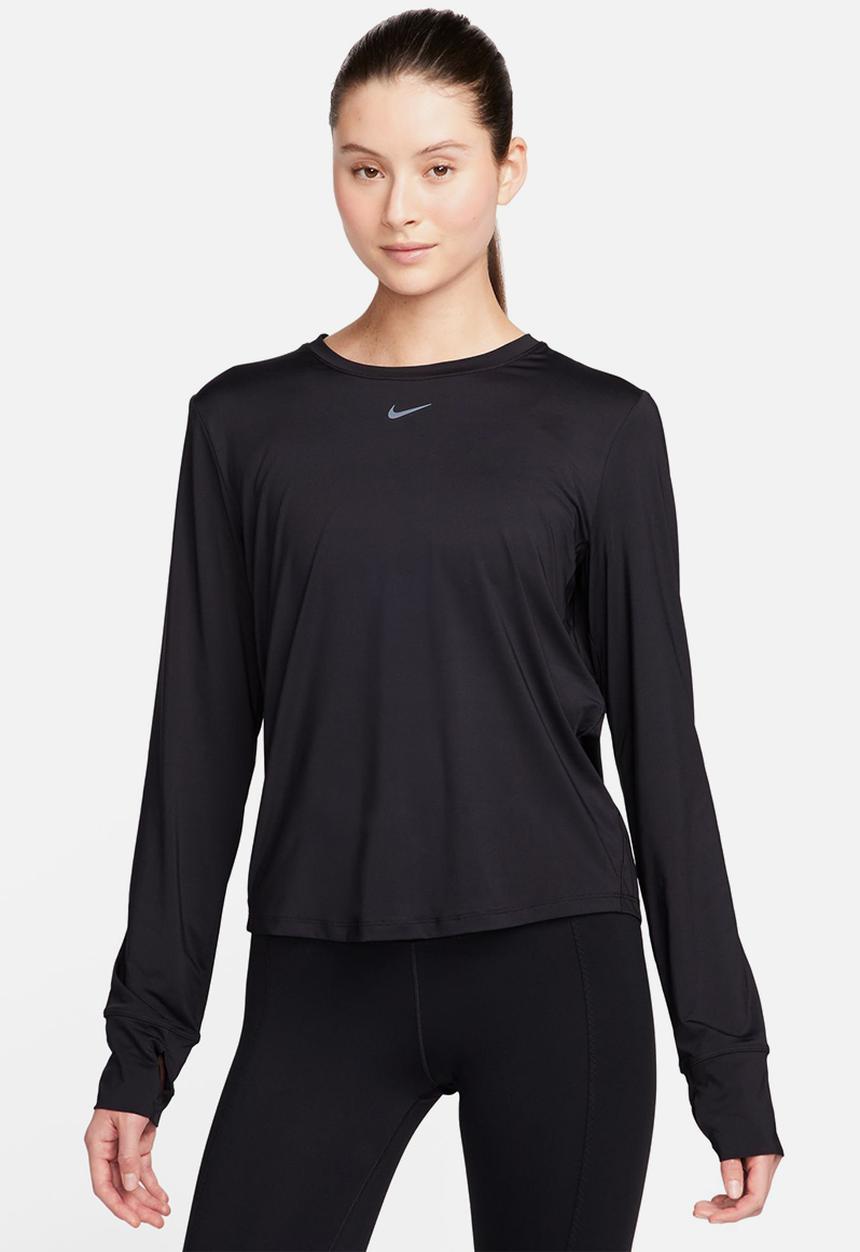 Nike - W Nk One Classic Df Ls Top - Black/Black
